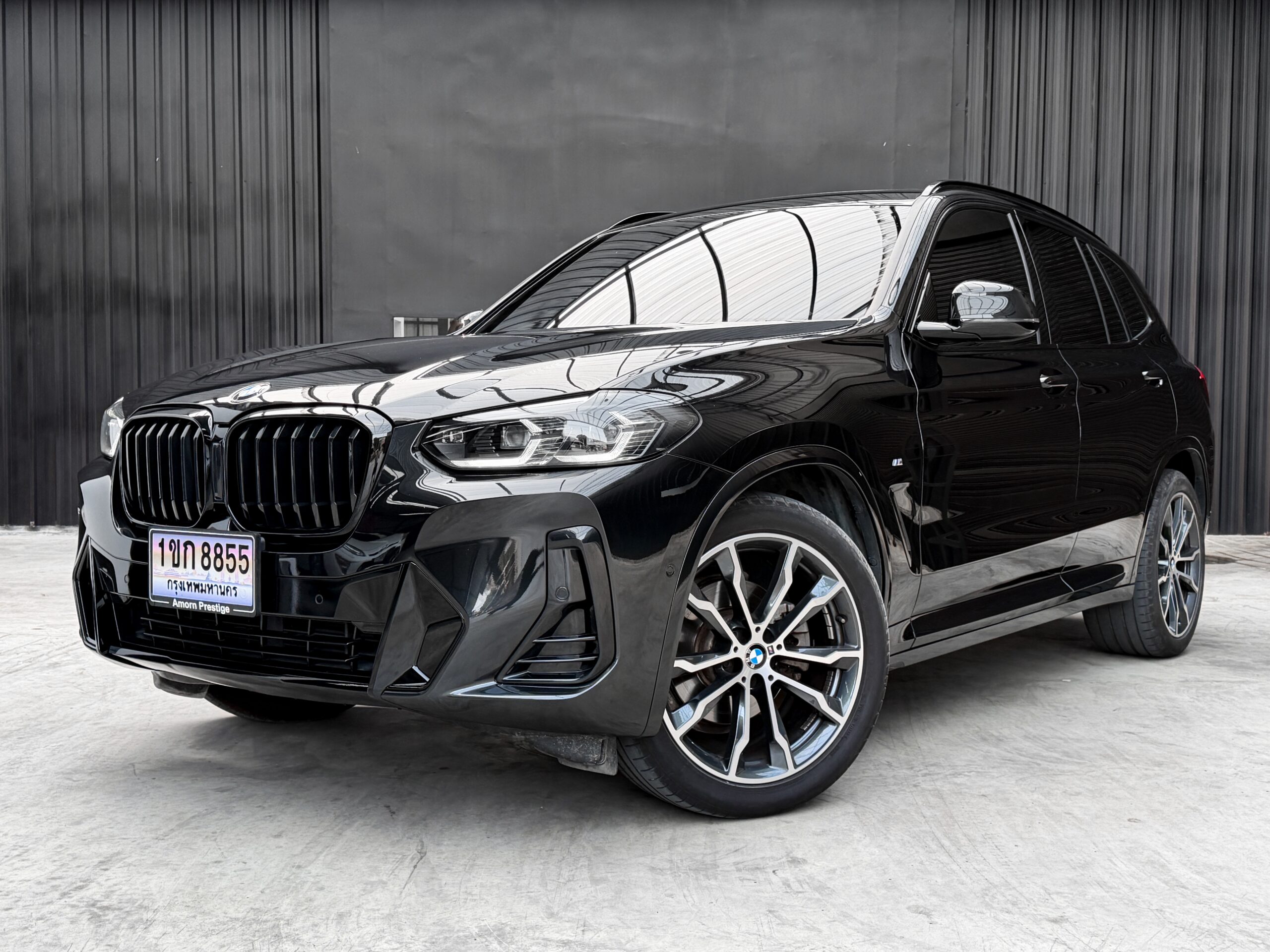 BMW X3 20d xDrive M Sport LCI 2022 (G01) ไมล์ 45,xxx km BSI แน่น เครื่องดีเซล ประหยัดน้ำมัน สีดำ
